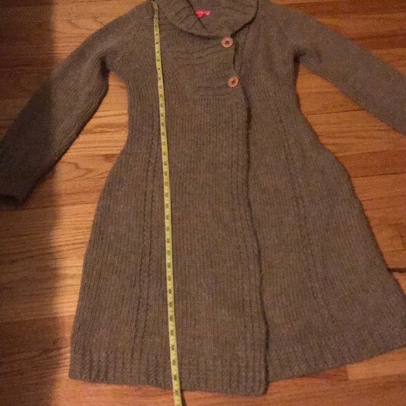 Fabiola Italy beige wool blend duster sweater - Picture 5 of 8